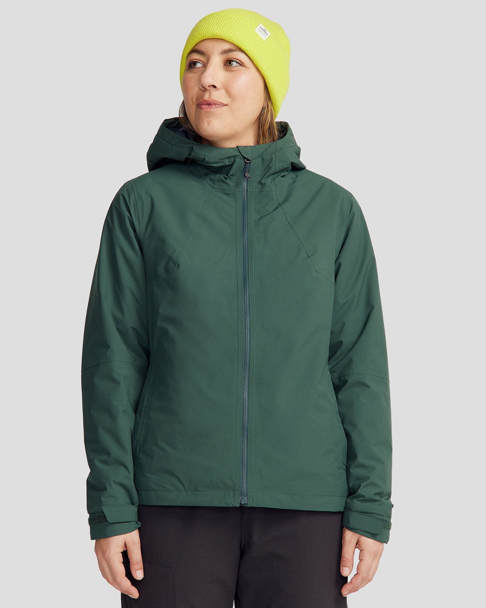 Veste de pluie Trailhead 2L novaLOFT pour femme Forêt profonde