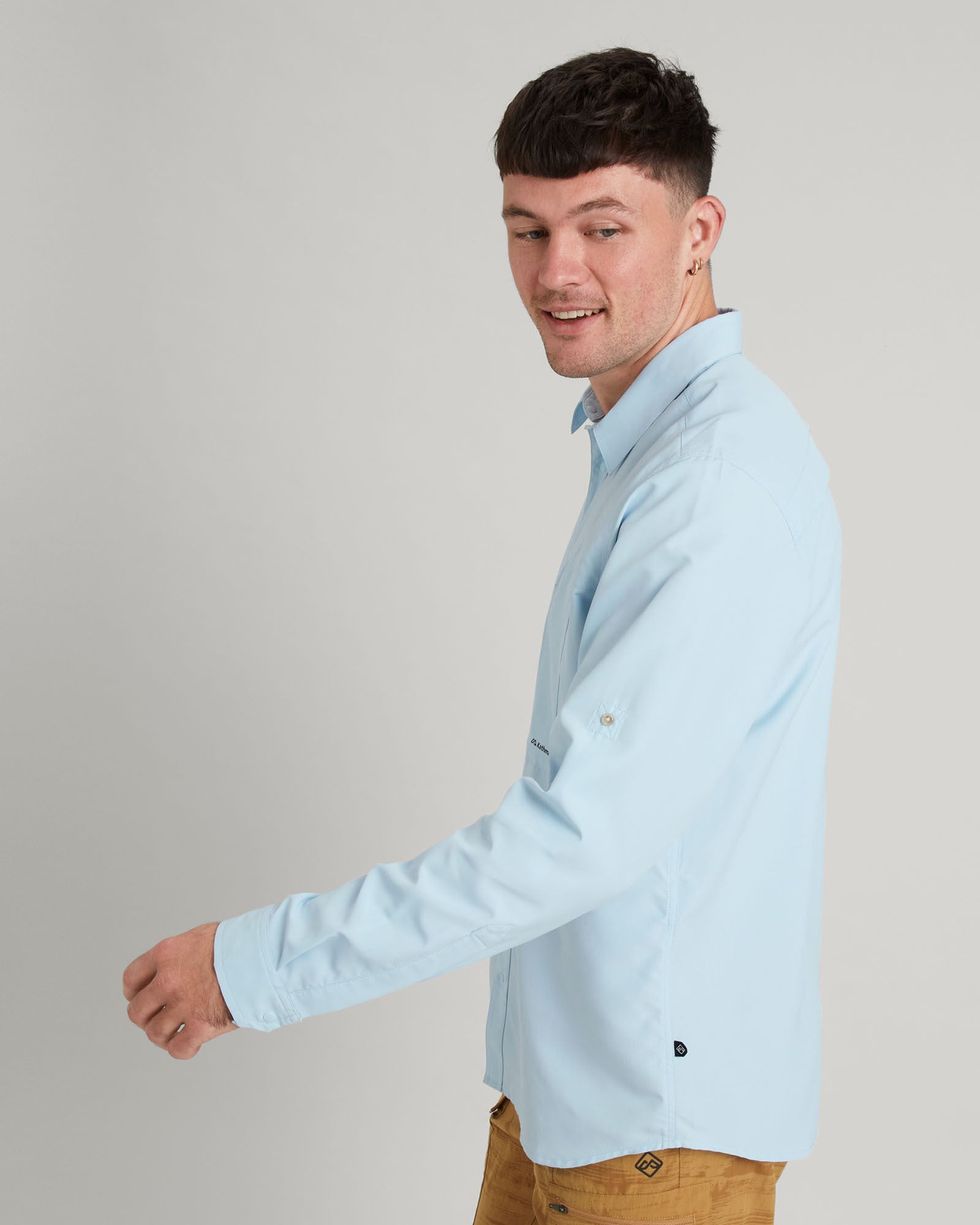 T-shirt manches longues SUN-Scout UPF pour homme - Bleu Nuage
