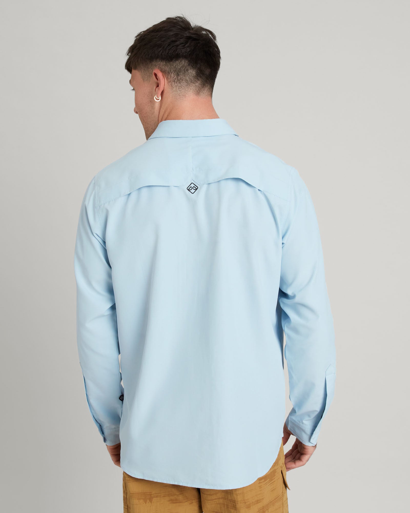 T-shirt manches longues SUN-Scout UPF pour homme - Bleu Nuage