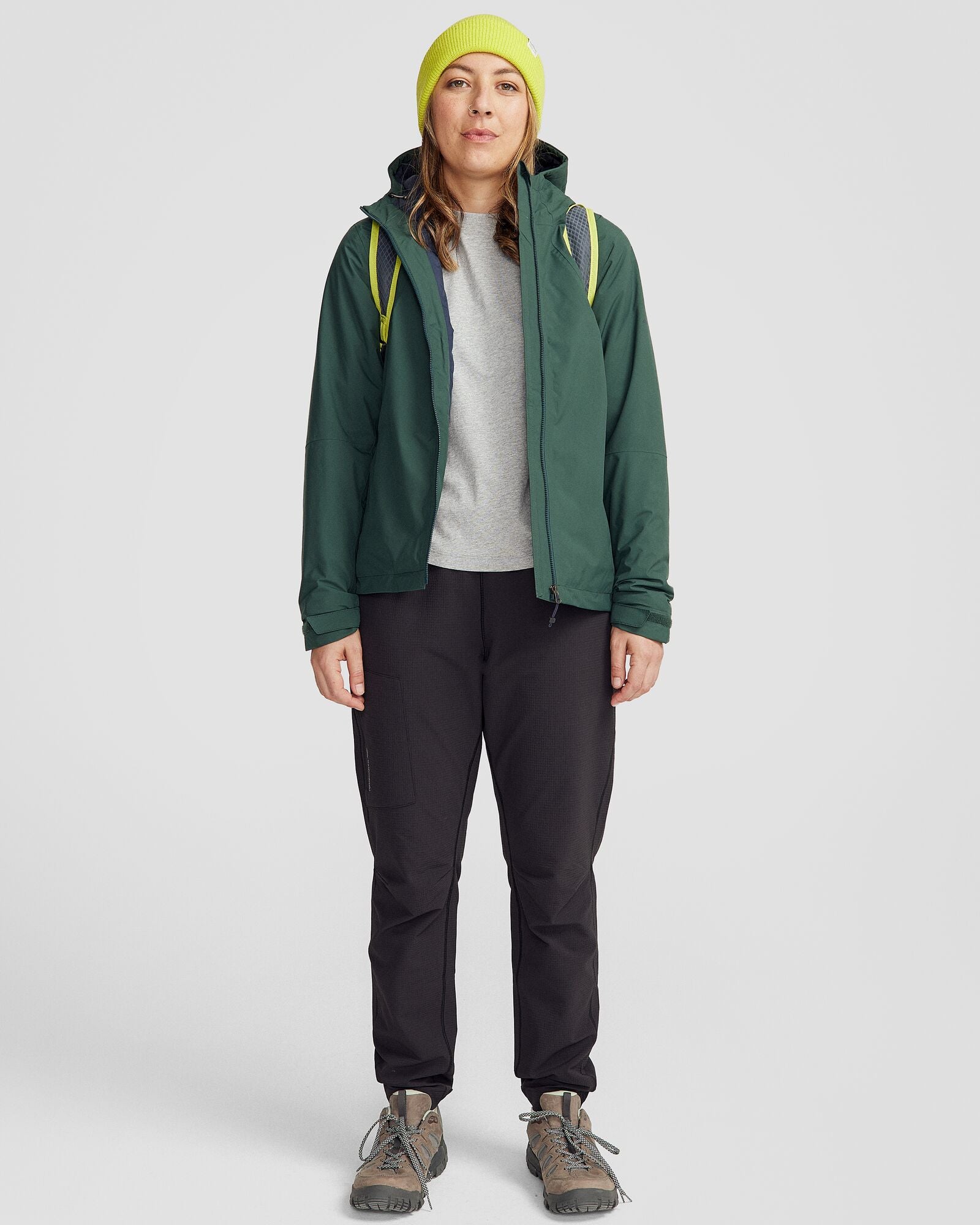 Veste de pluie Trailhead 2L novaLOFT pour femme - Forêt profonde