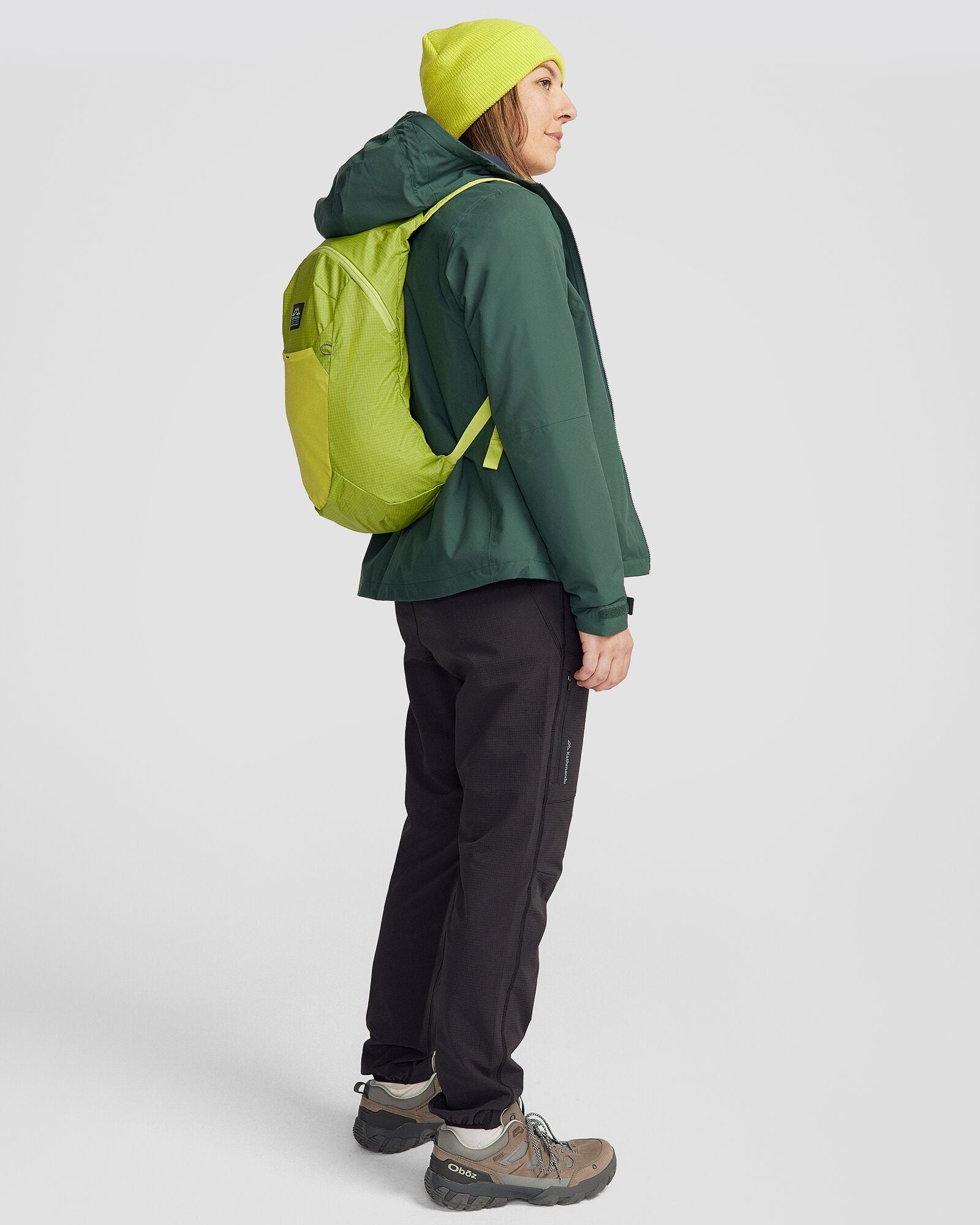 Veste de pluie Trailhead 2L novaLOFT pour femme - Forêt profonde