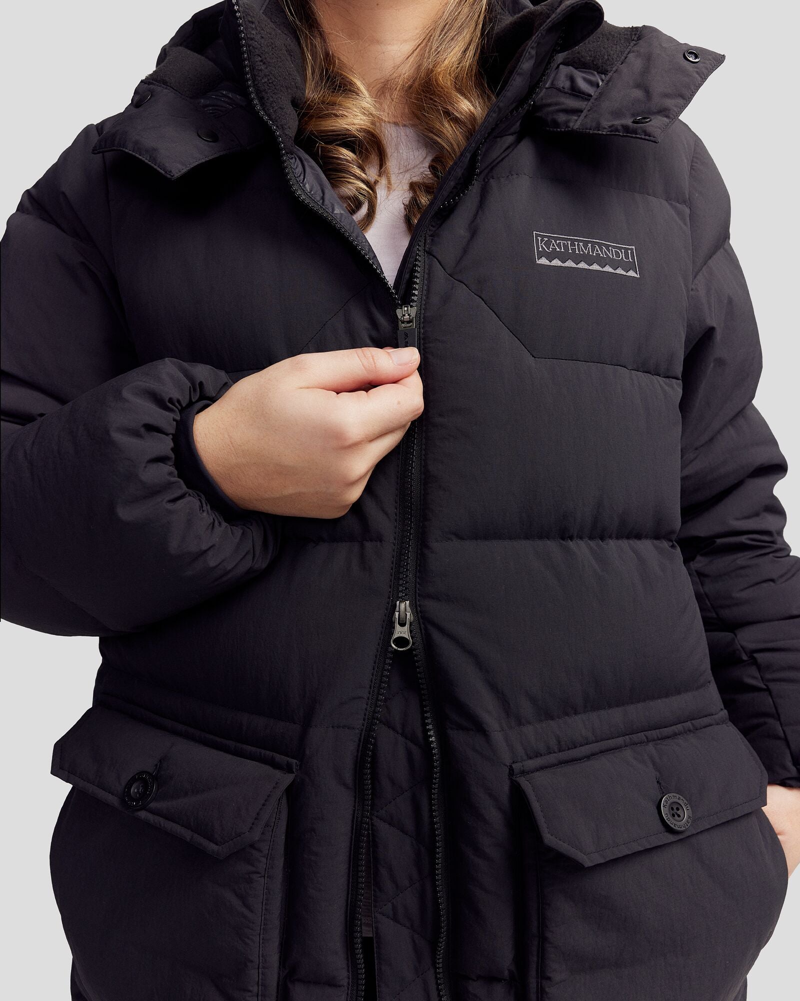 Epiq Down Heritage Parka für Damen – Black Stingray