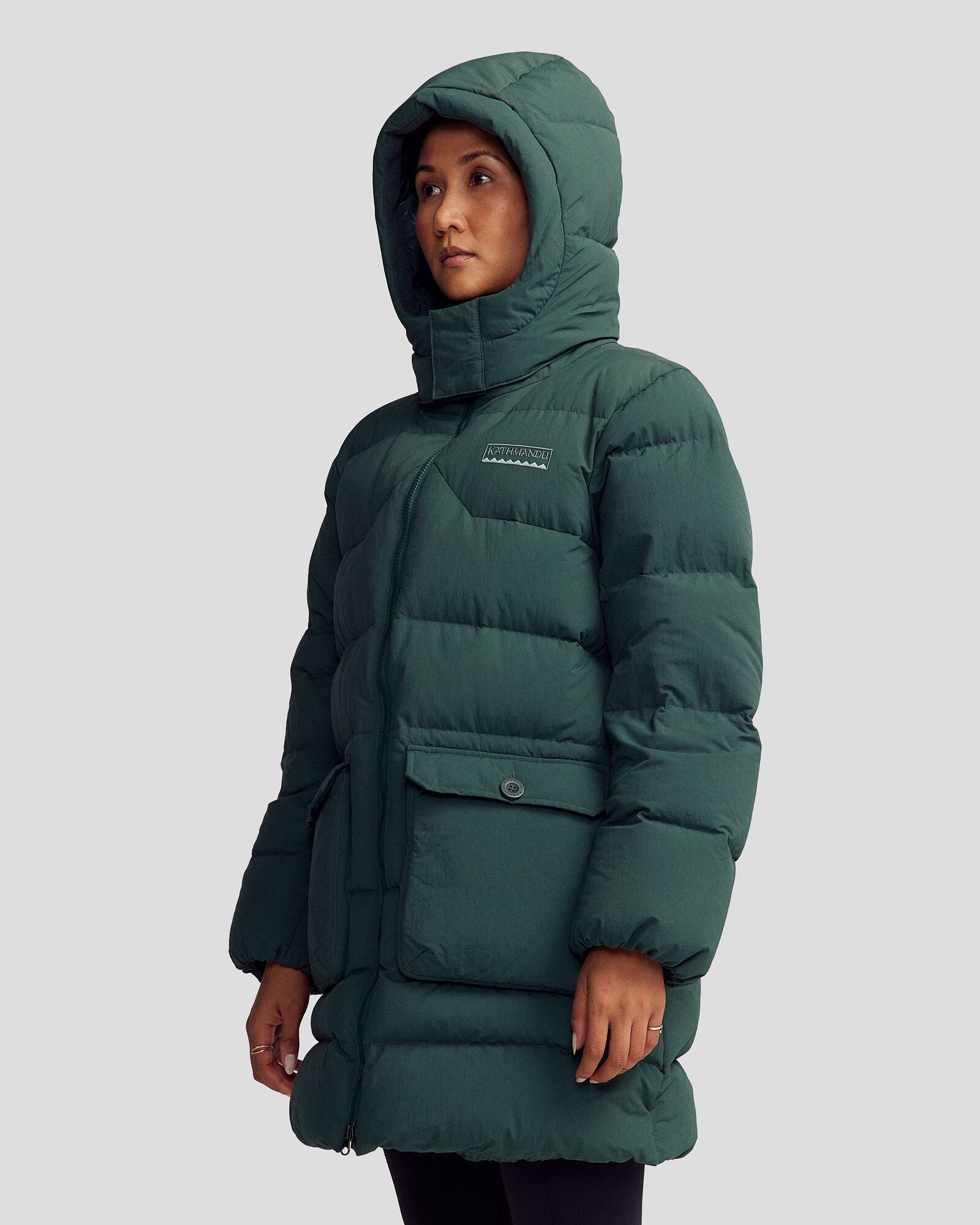 Epiq Down Heritage Parka für Damen – Deep Forest