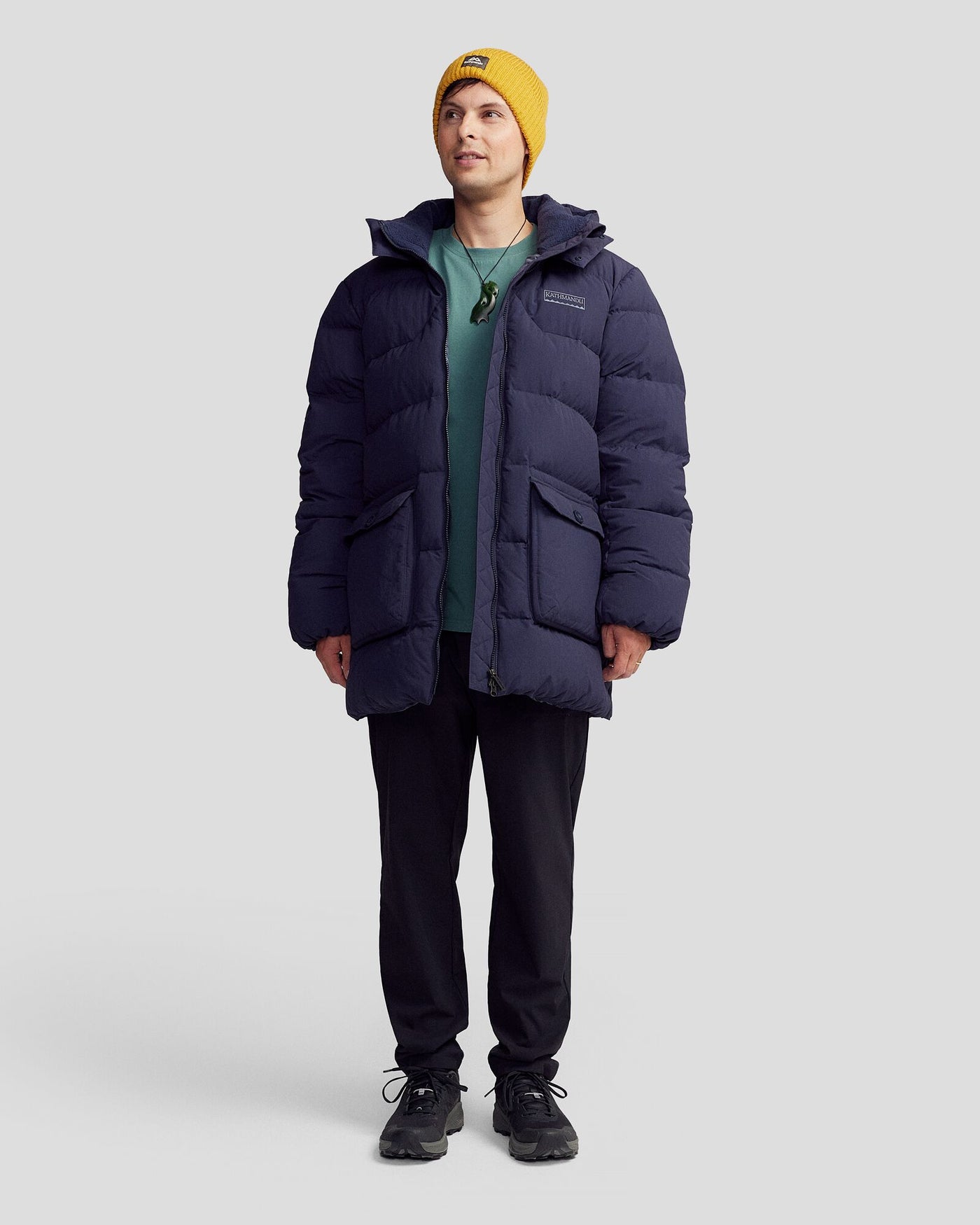 Parka Epiq Down Heritage pour homme - Bleu marine pur