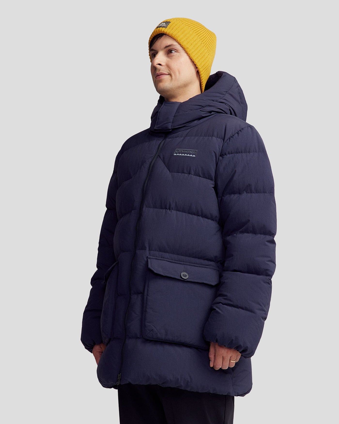 Parka Epiq Down Heritage pour homme - Bleu marine pur