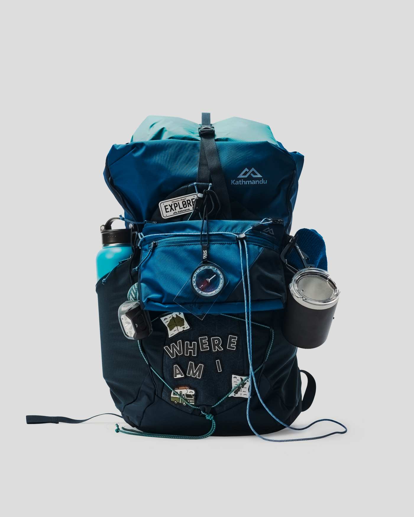 Sac à dos Trailhead - Personnalisable 35L - Bleu marine vif/bleu marine pur