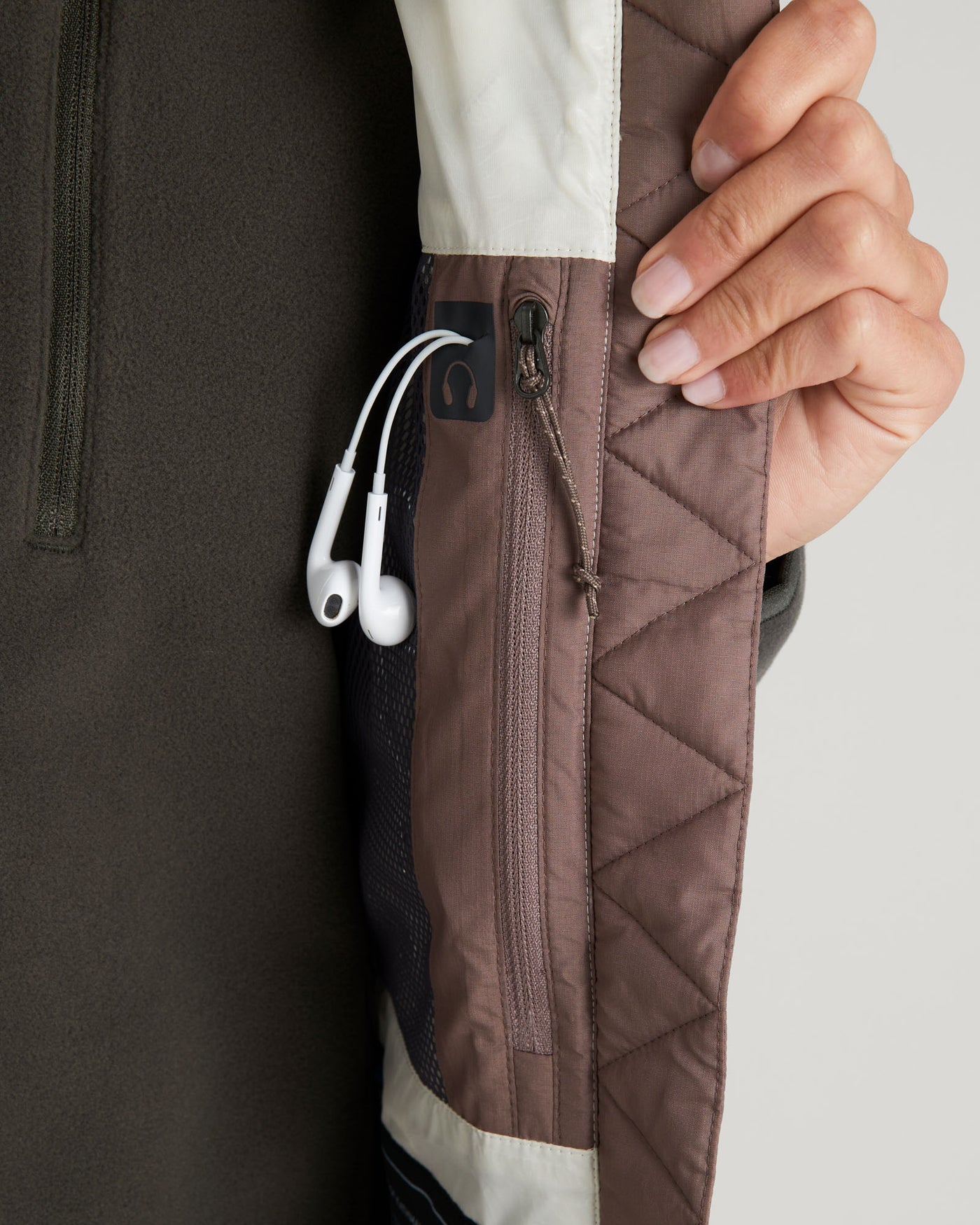 Doudoune sans manches Epiq pour femme - Taupe