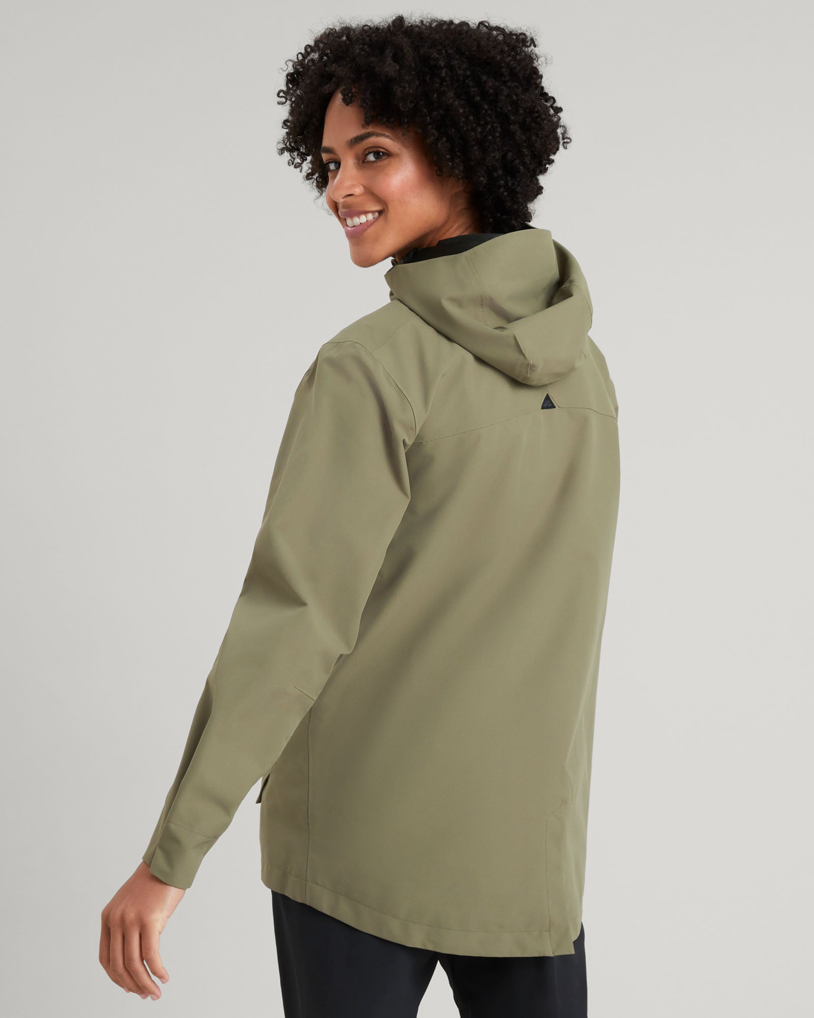 Veste de pluie Amphi 2L pour femme - Vert Hêtre