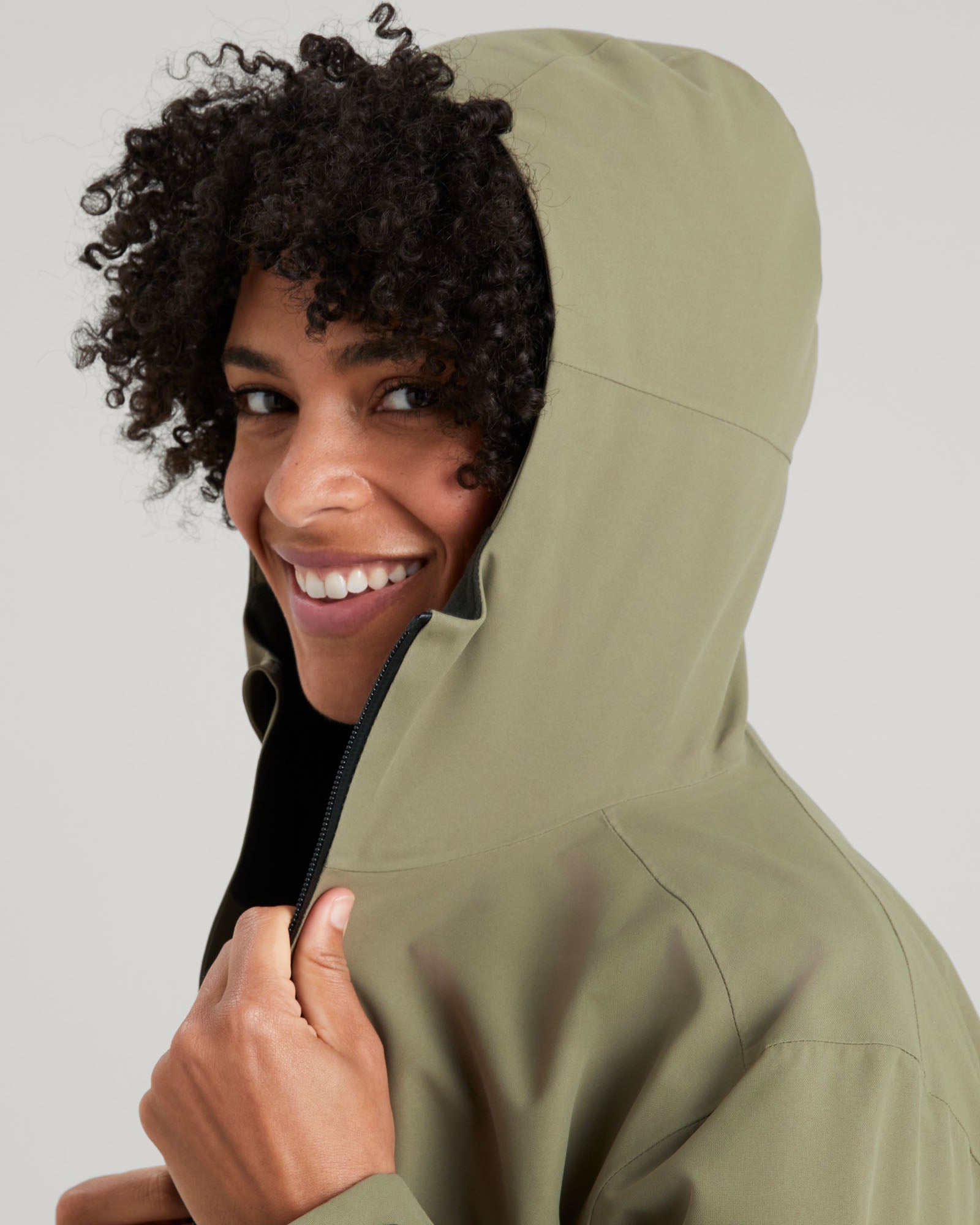 Veste de pluie Amphi 2L pour femme - Vert Hêtre