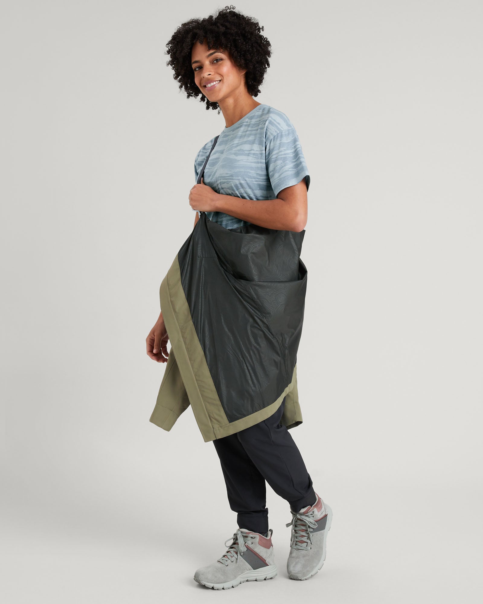Veste de pluie Amphi 2L pour femme - Vert Hêtre