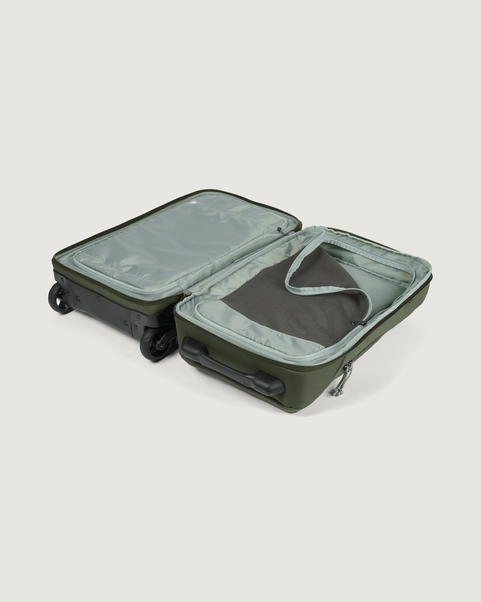 Sac de voyage à roulettes Split Level - 35 L - Thym/Vert Résine