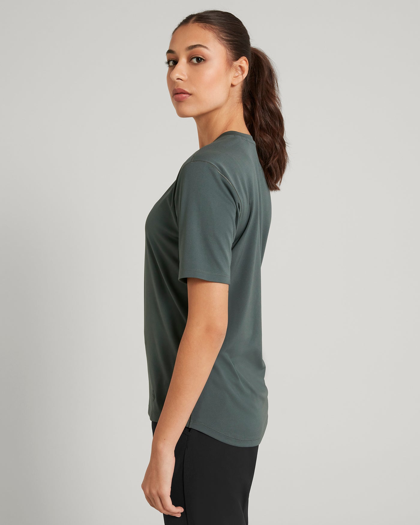 T-shirt manches courtes SUN-Stopper pour femme - Gris Granit