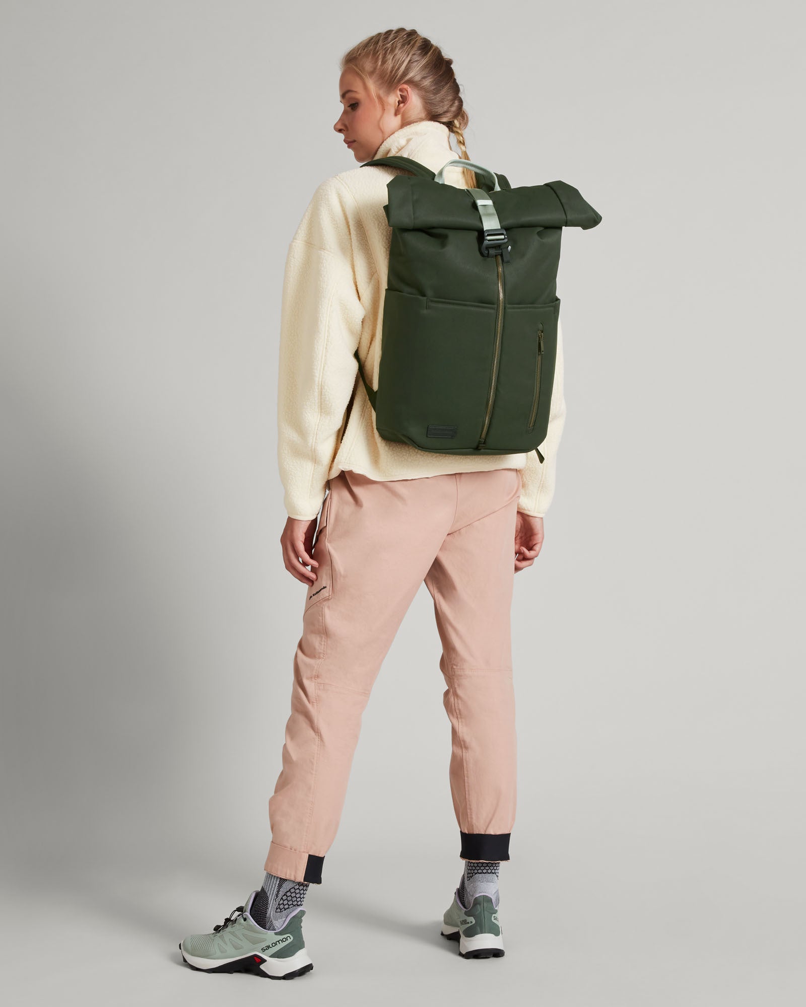 Sac à dos Apex avec rabat roulé - 20 L - Vert Résine