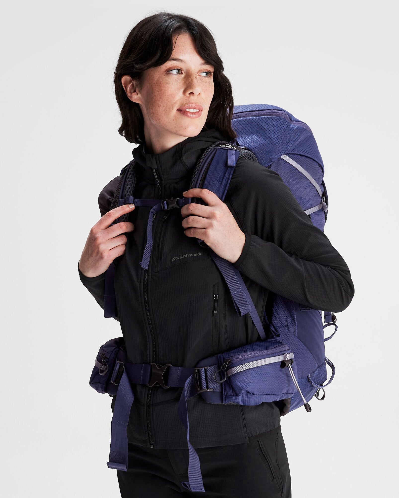 wanderrucksack 55l Valorous 55L Rucksack für Damen – Dark Horizon – Kathmandu EU