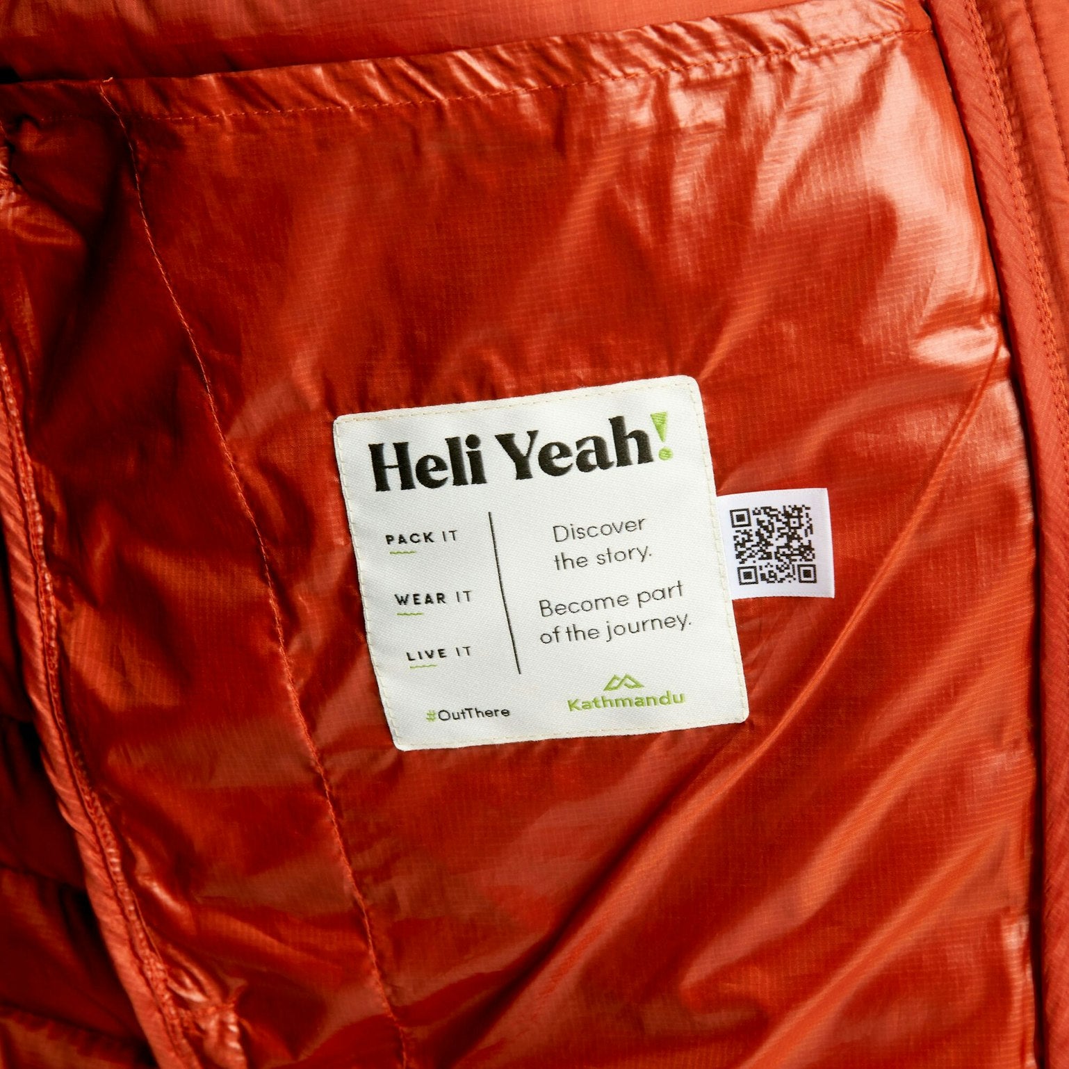 Doudoune Heli R pour homme – Rouge Terre