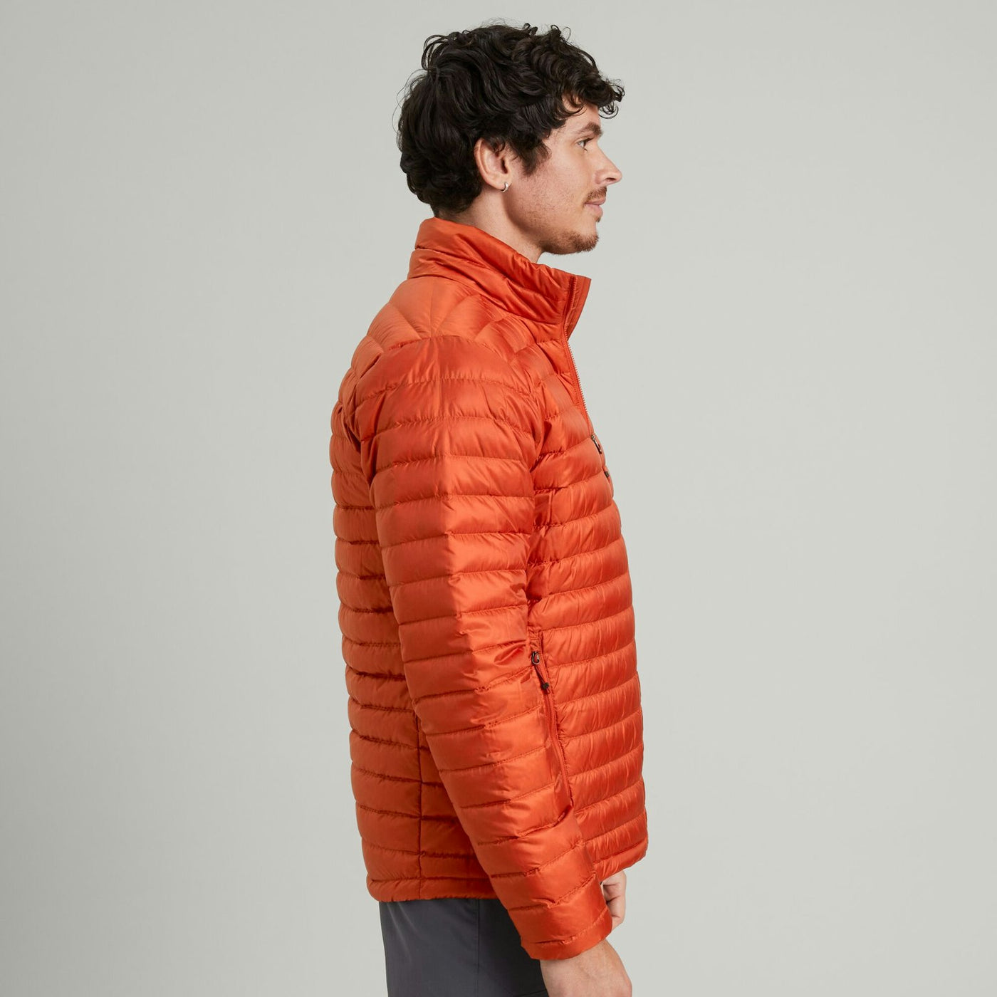 Doudoune Heli R pour homme – Rouge Terre