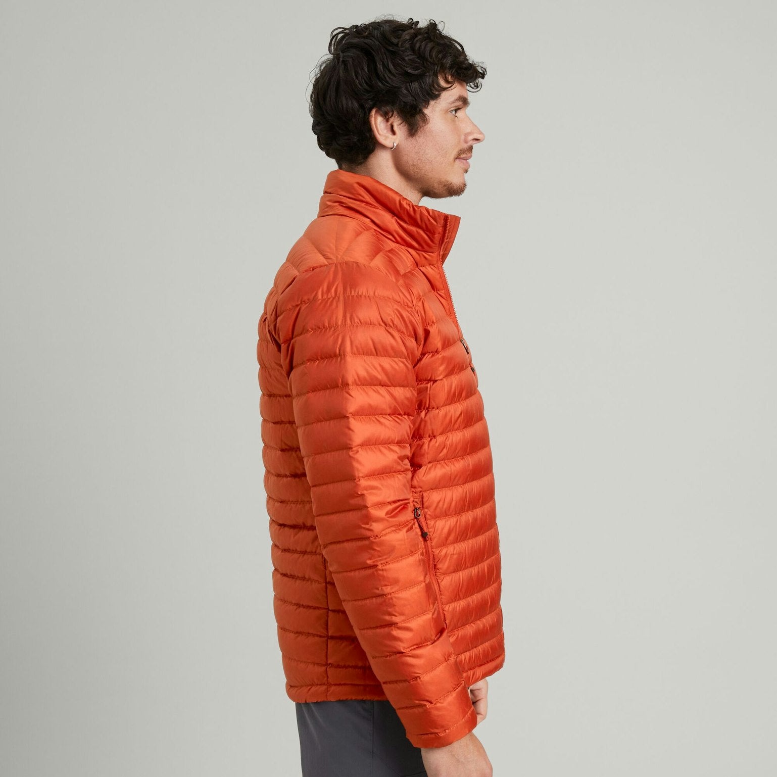 Doudoune Heli R pour homme – Rouge Terre