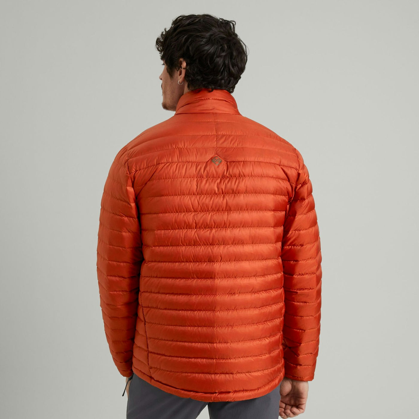 Doudoune Heli R pour homme – Rouge Terre