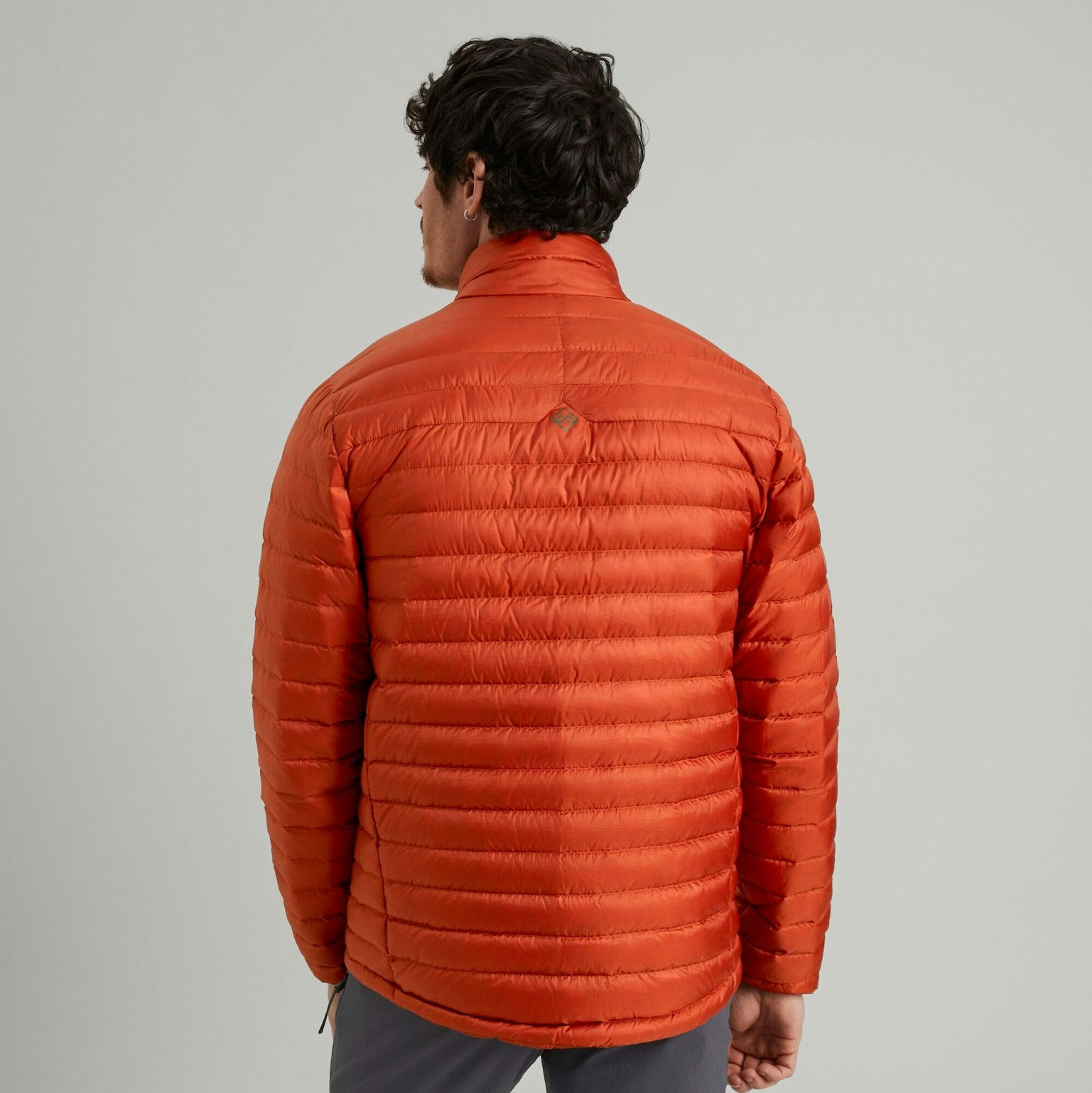 Doudoune Heli R pour homme – Rouge Terre