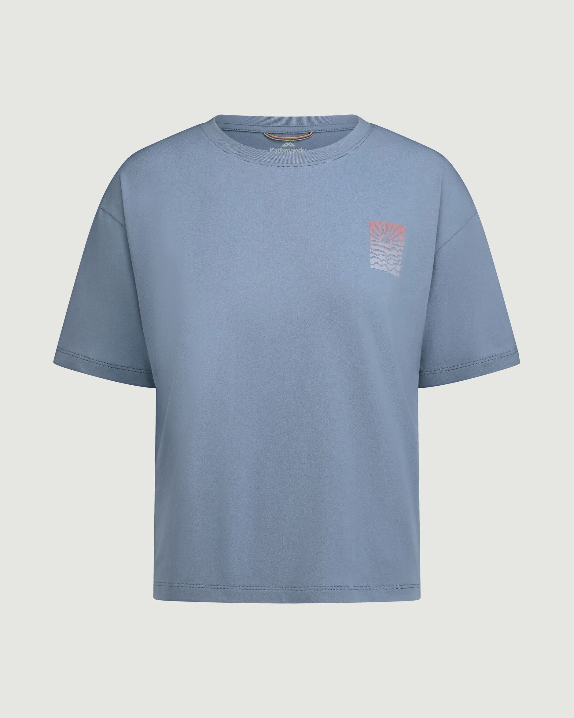 b0503_od9_sunrise_flower_womens_organic_cotton_short_sleeve_tee_purpl_f_1743635867000