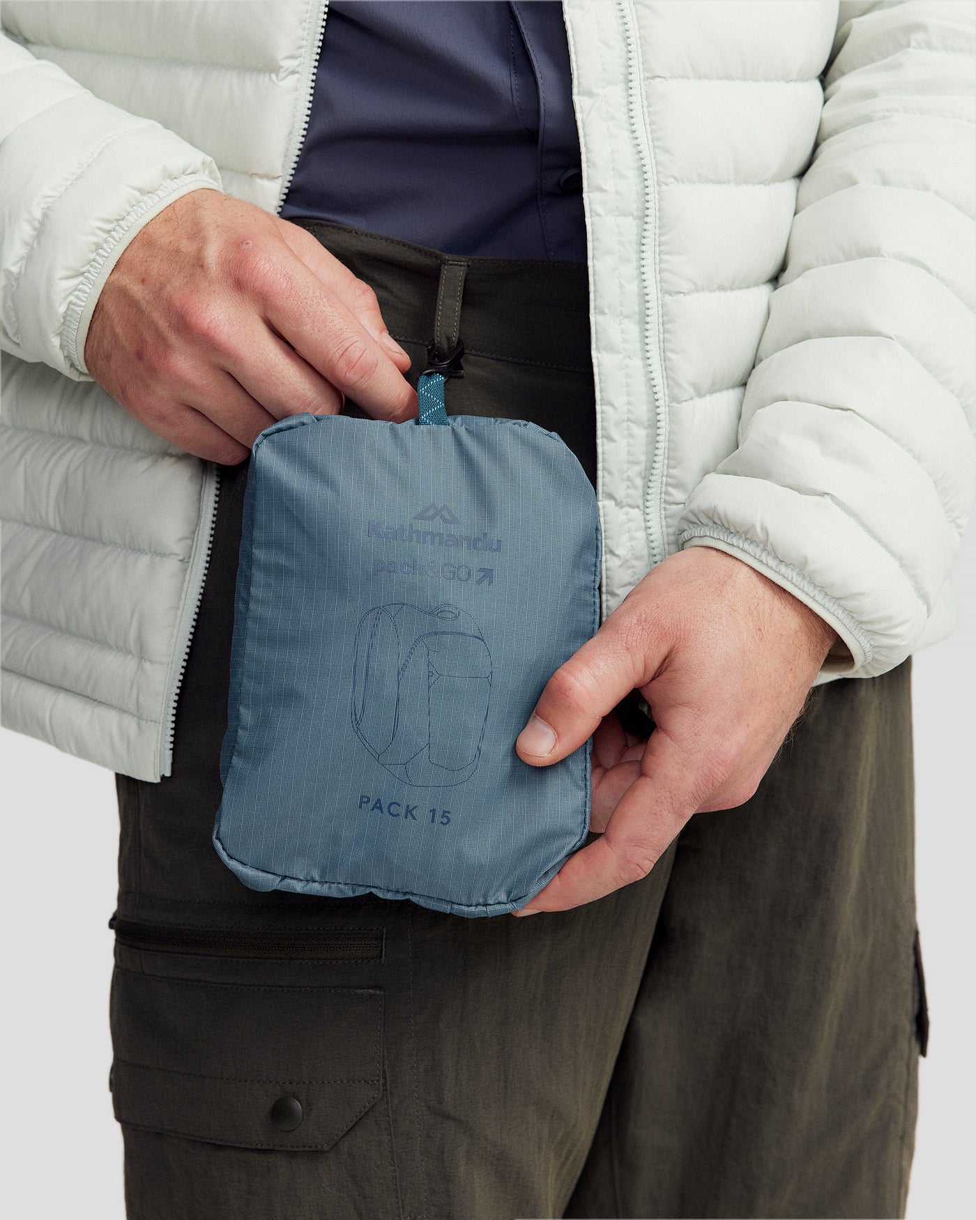 Sac à dos Pack&Go - Bleu délavé