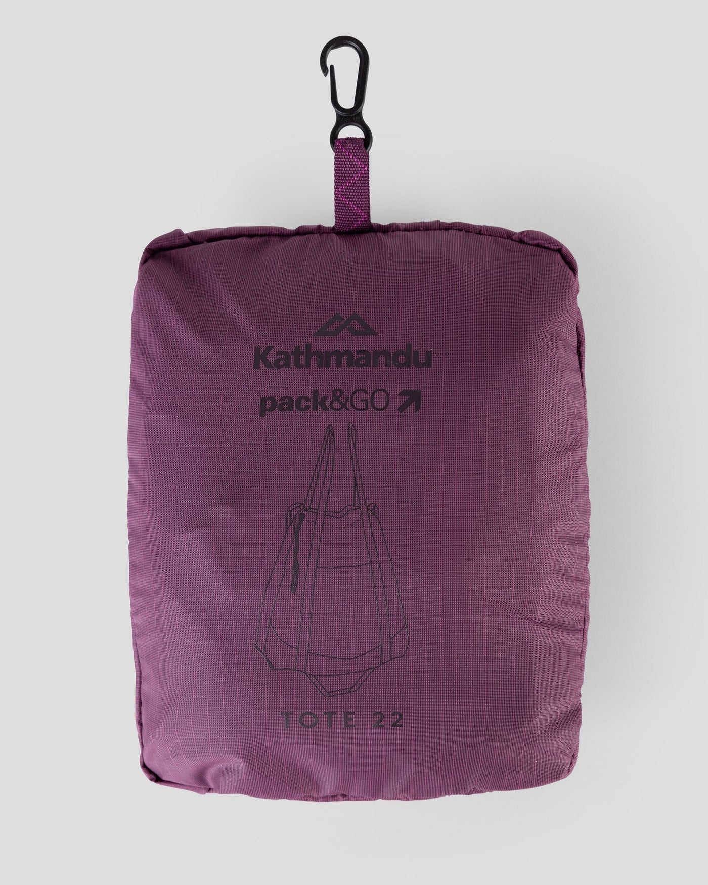 Pack&Go Tragetasche - Lila Washed Berry