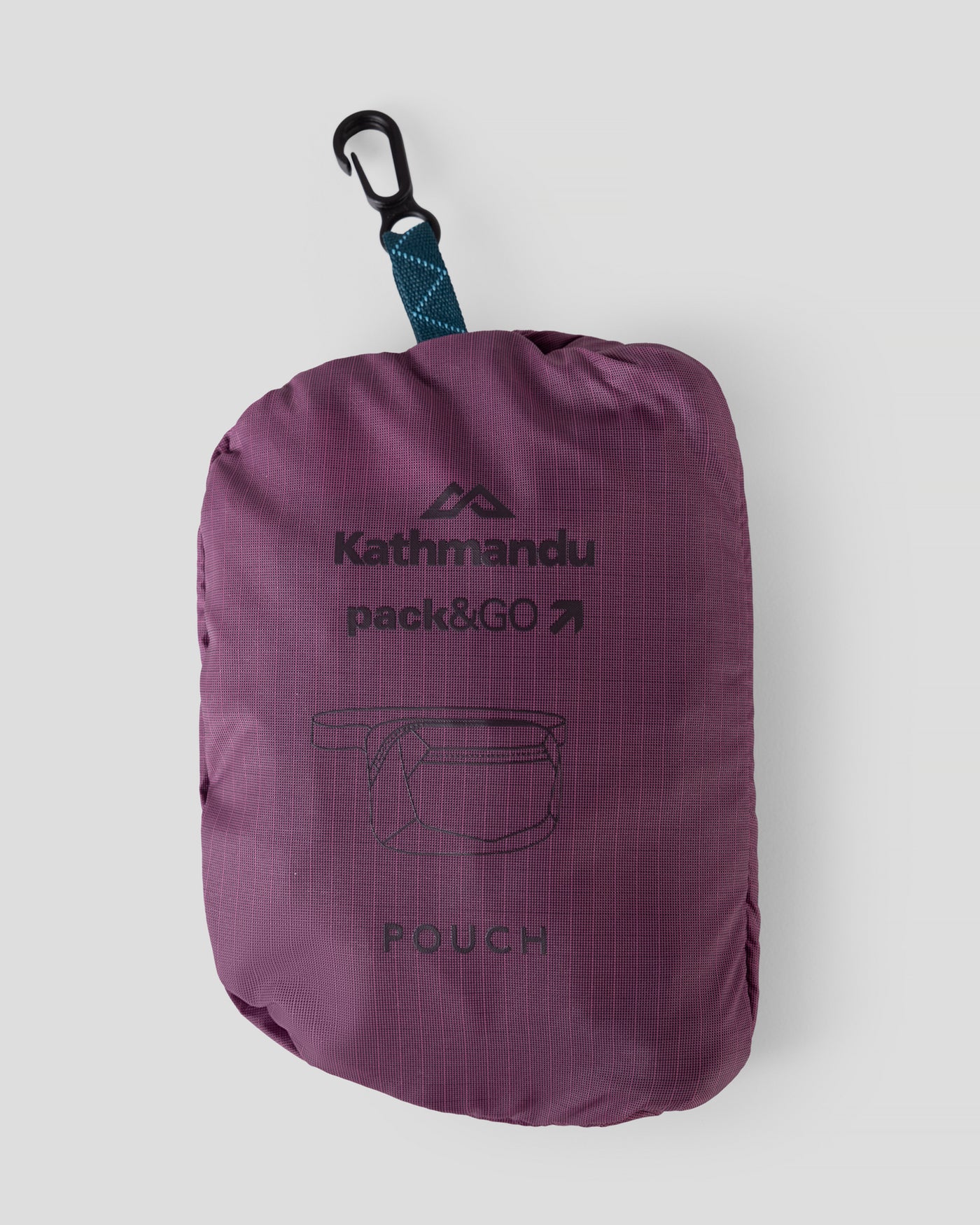 Pochette Pack&amp;Go - Bleu délavé/Baies délavées