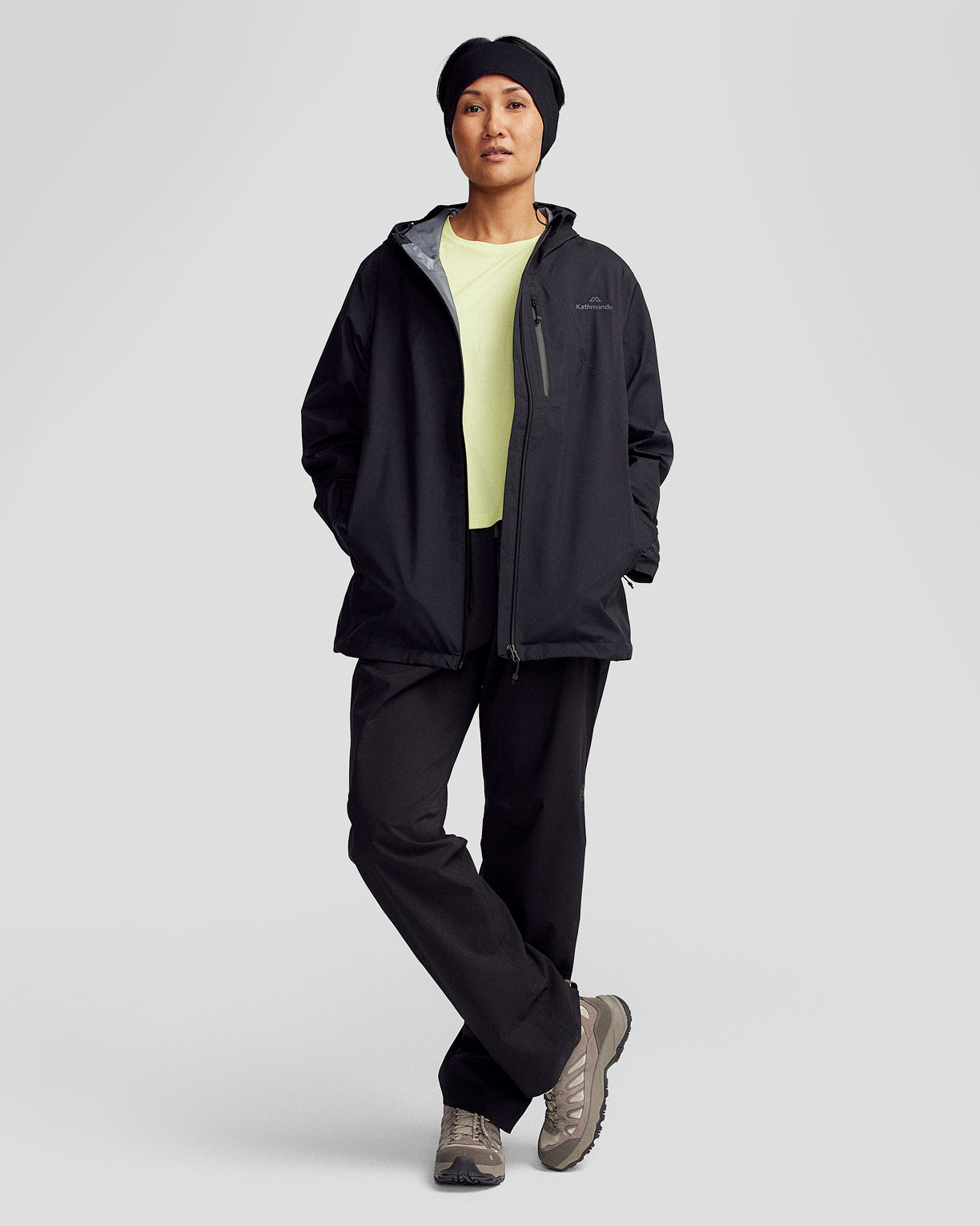 Veste imperméable GORE-TEX 3L Ridge pour femme – Noir abyssal