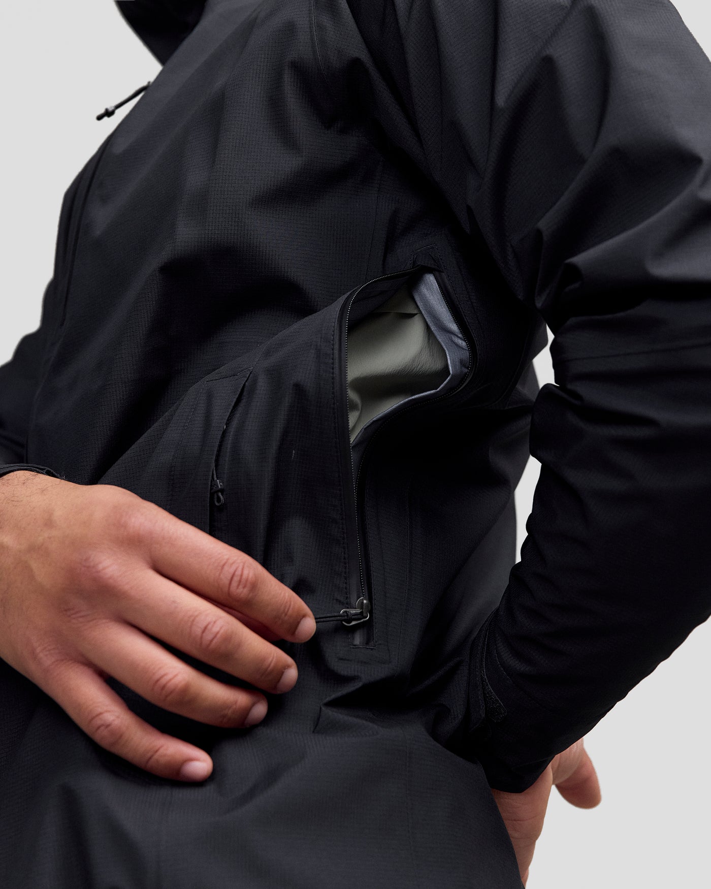 Veste imperméable Ridge 3L GORE-TEX pour homme - Noir Stingray