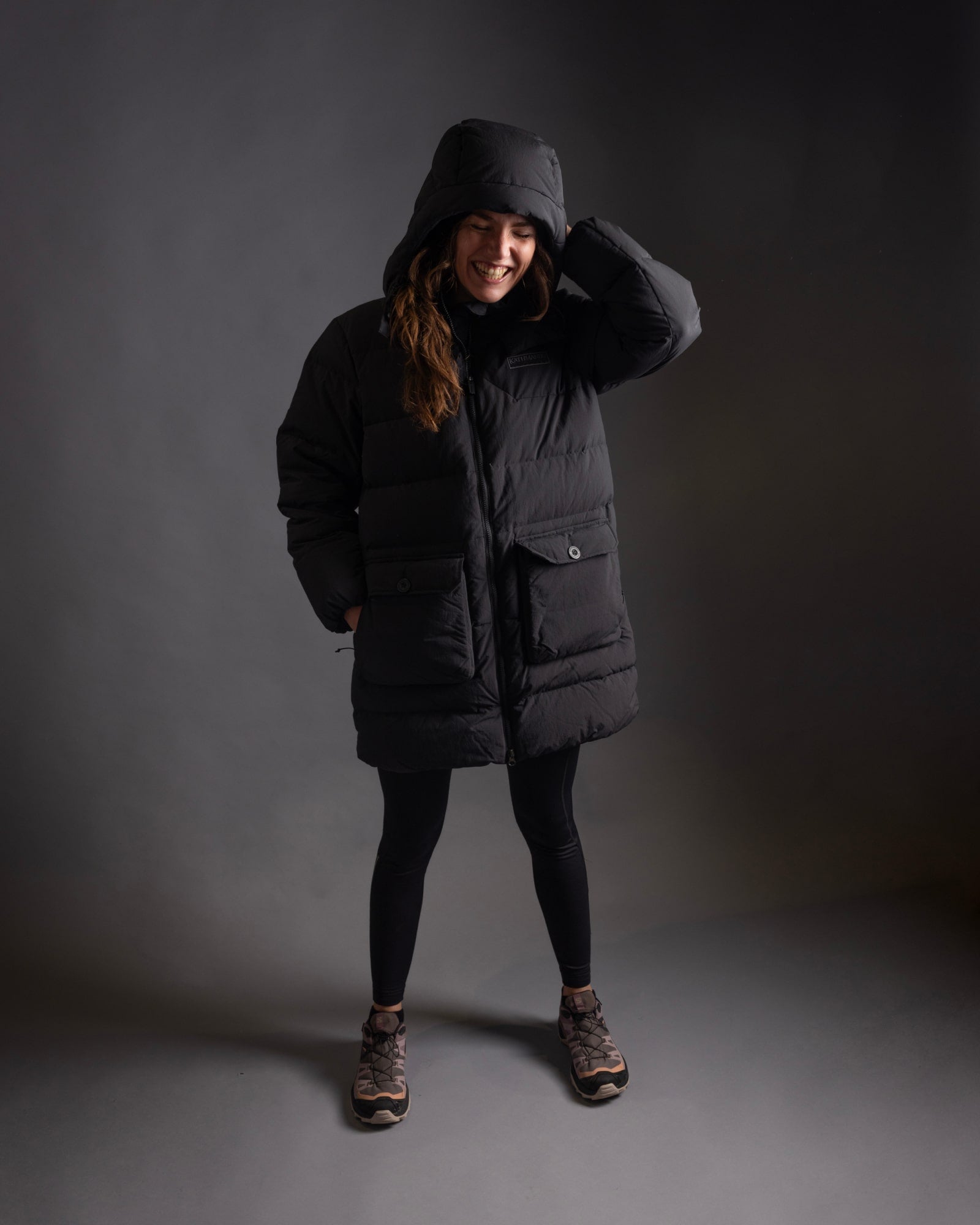 Epiq Down Heritage Parka für Damen – Black Stingray